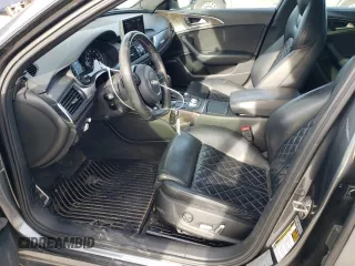 2017 Audi A6 Competition Prestige with VIN WAUF3AFC5HN052910, listed as a Copart auction lot 61927874 with 104,655 mi miles and Salvage Title. Bid and sale history available at carsss.com. Image 7.