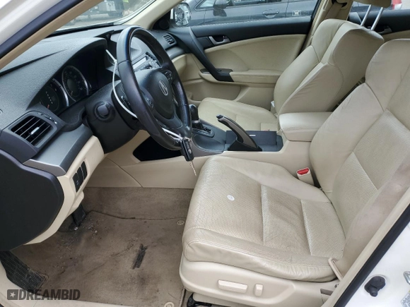 2009 Acura TSX with VIN JH4CU26629C017160, listed as a Copart auction lot 53152855 with 157,135 mi miles and Salvage Title. Bid and sale history available at carsss.com. Image 7.