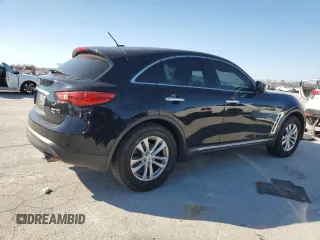 2016 Infiniti QX70 with VIN JN8CS1MU2GM670540, listed as a Copart auction lot 48196665 with Not Provided miles and Salvage Title. Bid and sale history available at DreamBid. Image 3.