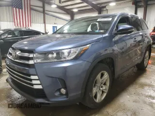 2017 Toyota Highlander Limited with VIN 5TDDZRFH4HS459601, listed as a Copart auction lot 60559765 with 57,330 mi miles and Salvage title. Bid and sale history available at DreamBid. Image 1.