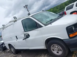 2017 Chevrolet Express Cargo with VIN 1GCWGAFF7H1345734, listed as a IAAI auction lot 42438389 with 184,130 mi miles and . Bid and sale history available at DreamBid. Image 13.