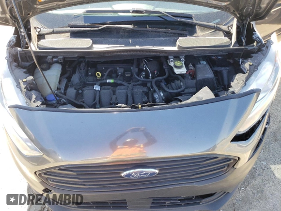 2021 Ford Transit Connect XL with VIN NM0GS9E29M1483542, listed as a Copart auction lot 44517225 with 81,500 mi miles and Salvage title. Bid and sale history available at DreamBid. Image 12.