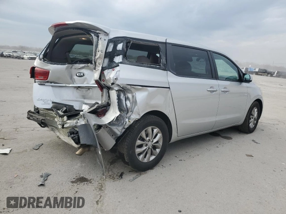 2021 Kia Sedona EX with VIN KNDMB5C1XM6667612, listed as a Copart auction lot 44791325 with 51,120 mi miles and Salvage Title. Bid and sale history available at carsss.com. Image 3.