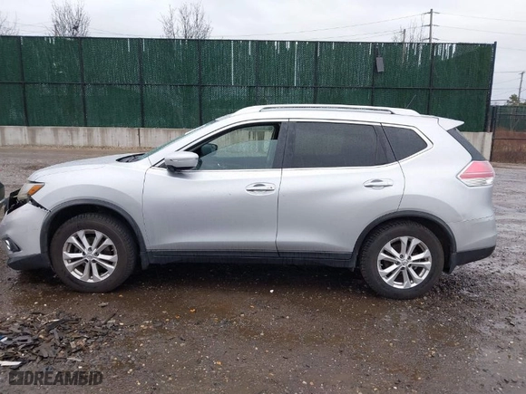 2015 Nissan Rogue SV with VIN KNMAT2MV0FP557844, listed as a IAAI auction lot 41850636 with 63489 miles. Bid and sale history available at carsss.com. Image 14.