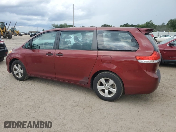 2014 Toyota Sienna L с VIN 5TDZK3DC8ES408192, выставлен на аукционе Copart как лот 60872055 с пробегом 149 177 миль миль и Чистый • Clean title. История ставок и продаж доступна на DreamBid. Изображение 2.
