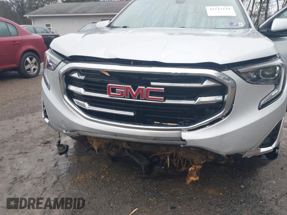 2021 GMC Terrain SLT with VIN 3GKALVEV2ML332953, listed as a IAAI auction lot 41112119 with 84,344 mi miles and . Bid and sale history available at carsss.com. Image 6.