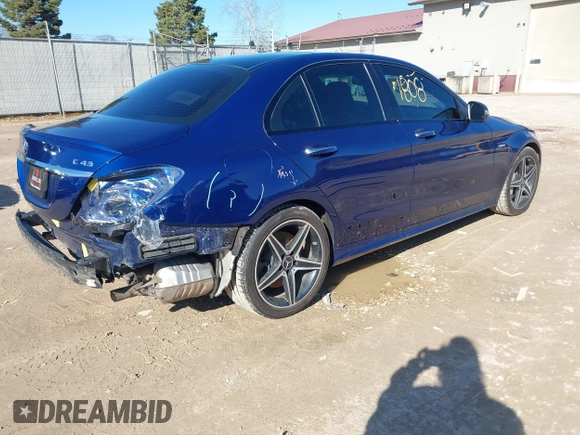 2018 Mercedes-Benz C 43 AMG z VIN 55SWF6EB2JU261301, wystawiony jako IAAI lot #41911808 z przebiegiem 59 707 mil mil oraz . Historia ofert i sprzedaży dostępna na DreamBid. Obrazek 4.