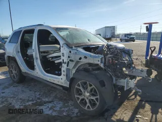 2018 Jeep Grand Cherokee Sterling Edition with VIN 1C4RJFBG4JC279986, listed as a Copart auction lot 42224655 with 0 mi miles and Salvage Title. Bid and sale history available at carsss.com. Image 4.