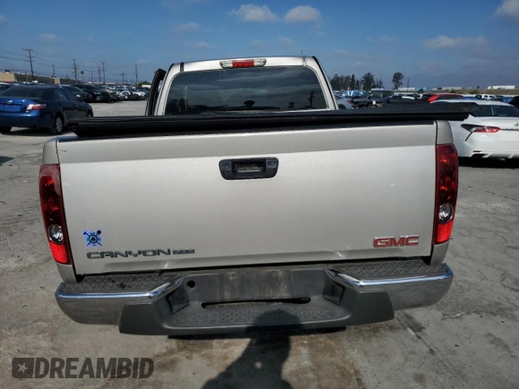 2008 GMC Canyon SLE1 with VIN 1GTDT39E788212660, listed as a Copart auction lot 44756865 with 127,977 mi miles and Salvage Title. Bid and sale history available at carsss.com. Image 6.