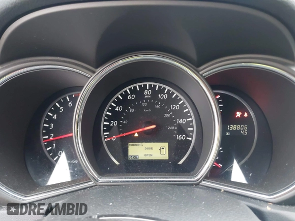 2013 Nissan Murano SV with VIN JN8AZ1MW0DW302958, listed as a IAAI auction lot 41800499 with 138,806 mi miles. Bid and sale history available at carsss.com. Image 7.