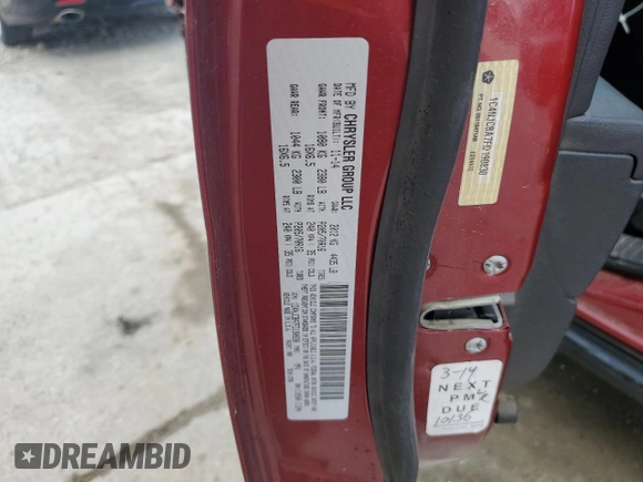 2015 Jeep Compass Sport with VIN 1C4NJCBA7FD190830, listed as a Copart auction lot 55648455 with 106,758 mi miles and Salvage Title. Bid and sale history available at carsss.com. Image 13.