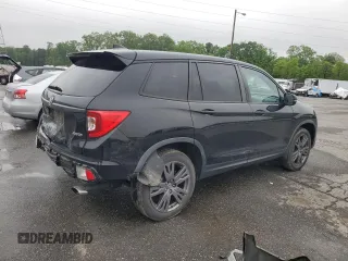 2021 Honda Passport EX-L z VIN 5FNYF8H50MB004444, wystawiony jako Copart lot #56404505 z przebiegiem 77 547 mil mil oraz Szkoda całkowita • Salvage title. Historia ofert i sprzedaży dostępna na DreamBid. Obrazek 3.
