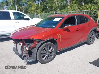 2020 Lexus UX 200 F Sport with VIN JTHE3JBH1L2023381, listed as a IAAI auction lot 41795195 with 88,098 mi miles and . Bid and sale history available at DreamBid. Image 2.