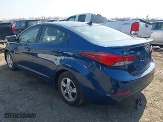 2014 Hyundai Elantra SE with VIN KMHDH4AEXEU044207, listed as a IAAI auction lot 41793567 with 85,102 mi miles. Bid and sale history available at carsss.com. Image 3.