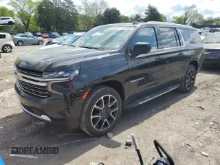 2022 Chevrolet Suburban LT with VIN 1GNSKCKD3NR163370, listed as a Copart auction lot 51727204 with 72,790 mi miles and Clean Title. Bid and sale history available at DreamBid. Image 1.