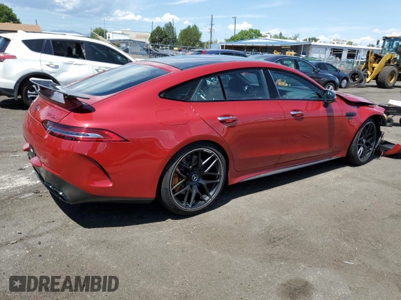 2024 Mercedes-Benz AMG GT 63 S E Performance с VIN W1K7X7KB4RV000221, выставлен на аукционе Copart как лот 66413234 с пробегом 407 миль миль и Списание • Salvage title. История ставок и продаж доступна на DreamBid. Изображение 3.