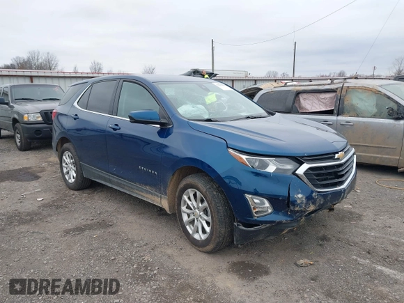 2020 Chevrolet Equinox LT with VIN 2GNAXKEV3L6172042, listed as a IAAI auction lot 41215954 with 142,919 mi miles and . Bid and sale history available at carsss.com. Image 1.