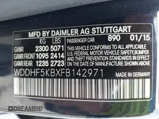 2015 Mercedes-Benz E 350 Sport with VIN WDDHF5KBXFB142971, listed as a IAAI auction lot 41188014 with 88,217 mi miles and . Bid and sale history available at DreamBid. Image 9.