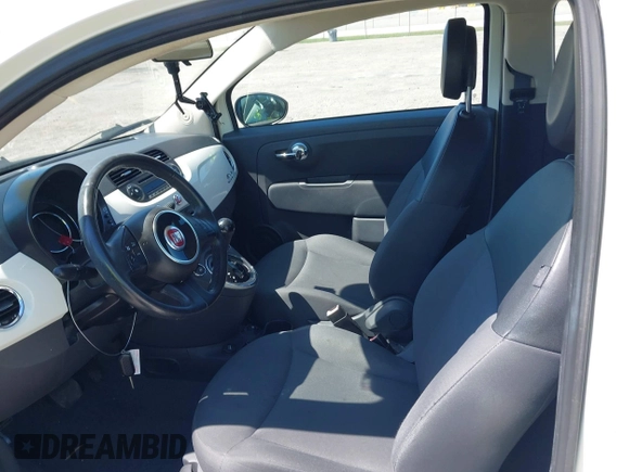 2015 FIAT 500 Pop with VIN 3C3CFFAR5FT663043, listed as a IAAI auction lot 42037387 with 65,266 mi miles. Bid and sale history available at carsss.com. Image 5.