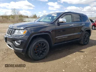 2014 Jeep Grand Cherokee Limited with VIN 1C4RJFBG3EC186074, listed as a Copart auction lot 52109025 with 256,625 mi miles and Clean Title. Bid and sale history available at carsss.com. Image 1.