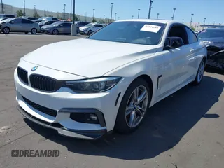 2019 BMW 4 Series 430i with VIN WBA4W3C55KAF91660, listed as a IAAI auction lot 41824102 with 92,858 mi miles and . Bid and sale history available at DreamBid. Image 2.