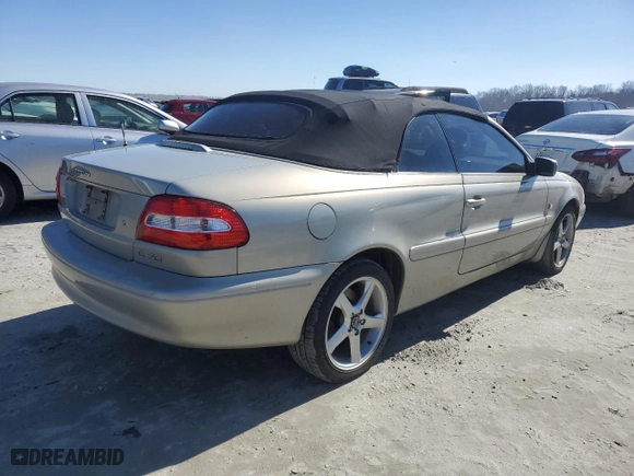 2004 Volvo C70 with VIN YV1NC63D74J050659, listed as a Copart auction lot 46085005 with 166,557 mi miles and Salvage Title. Bid and sale history available at carsss.com. Image 3.