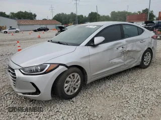 2017 Hyundai Elantra SE with VIN KMHD74LF2HU424851, listed as a Copart auction lot 62871155 with 87,217 mi miles and Salvage title. Bid and sale history available at DreamBid. Image 1.