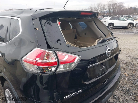 2015 Nissan Rogue S with VIN 5N1AT2MT0FC926994, listed as a IAAI auction lot 41607277 with 104,969 mi miles. Bid and sale history available at carsss.com. Image 18.
