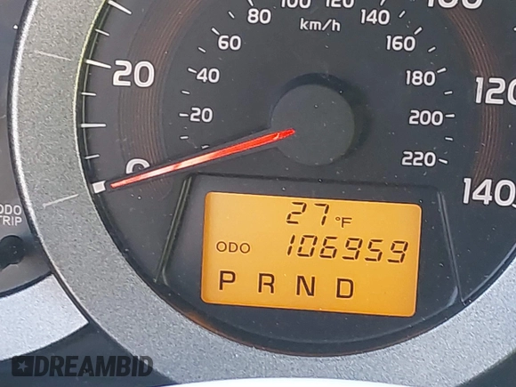 2009 Toyota RAV4 with VIN JTMZF33V995000660, listed as a IAAI auction lot 41633209 with 106,959 mi miles. Bid and sale history available at carsss.com. Image 15.