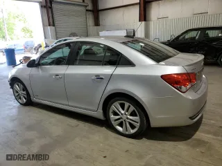 2015 Chevrolet Cruze LTZ with VIN 1G1PG5SB3F7285694, listed as a Copart auction lot 51697335 with 123,300 mi miles and Salvage Title. Bid and sale history available at carsss.com. Image 2.