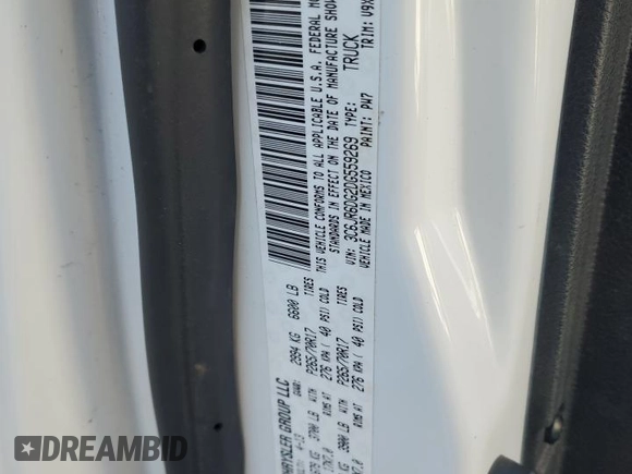 2013 Ram 1500 Tradesman with VIN 3C6JR6DG2DG559269, listed as a Copart auction lot 82996444 with 92,920 mi miles and Salvage title. Bid and sale history available at DreamBid. Image 12.