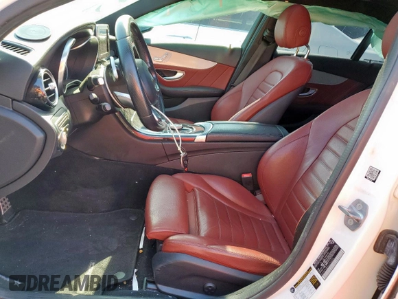 2018 Mercedes-Benz C 300 with VIN 55SWF4JB4JU253355, listed as a Copart auction lot 58866015 with 101,776 mi miles and Salvage title. Bid and sale history available at DreamBid. Image 7.