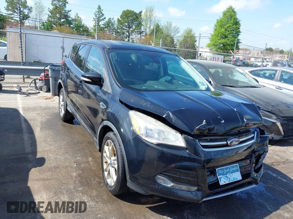 2013 Ford Escape SEL with VIN 1FMCU9H94DUA10002, listed as a IAAI auction lot 41963247 with 85,941 mi miles. Bid and sale history available at carsss.com. Image 1.