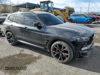 2022 BMW X3 M with VIN 5YM13EC01N9N07830, listed as a Copart auction lot 86200774 with 40,818 mi miles and Salvage Title. Bid and sale history available at carsss.com. Image 4.
