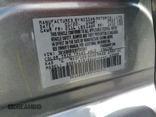 2022 Nissan Sentra S z VIN 3N1AB8BVXNY240341, wystawiony jako Copart lot #55802465 z przebiegiem Nie podano mil oraz Szkoda całkowita • Salvage title. Historia ofert i sprzedaży dostępna na DreamBid. Obrazek 12.
