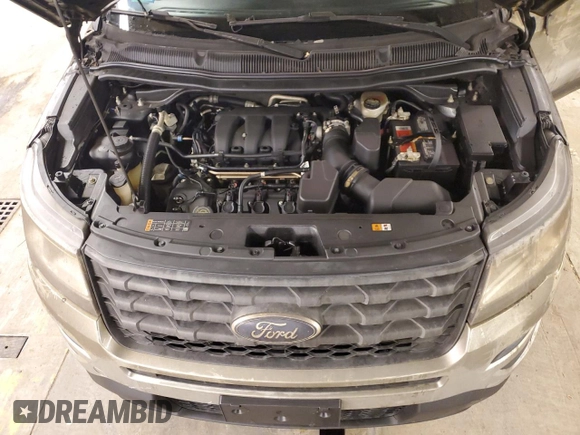 2016 Ford Utility Police Interceptor with VIN 1FM5K8AR5GGD05549, listed as a Copart auction lot 76536604 with 60,416 mi miles and Salvage Title. Bid and sale history available at carsss.com. Image 11.