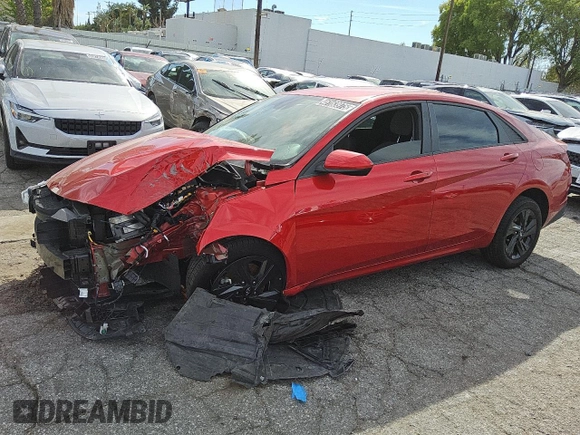 2023 Hyundai Elantra SEL with VIN 5NPLM4AG9PH096017, listed as a Copart auction lot 46163975 with 22,803 mi miles and Clean Title. Bid and sale history available at DreamBid. Image 1.