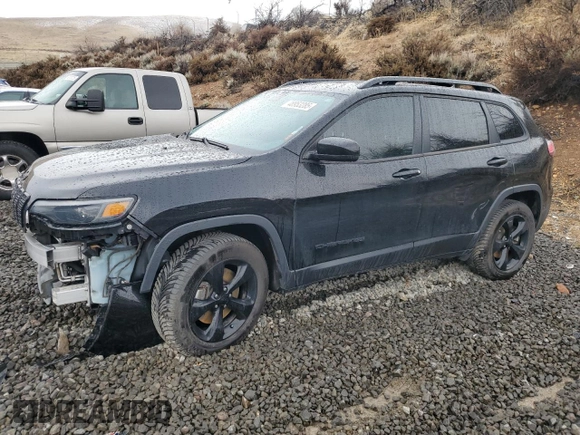 2019 Jeep Cherokee Altitude with VIN 1C4PJMLN1KD345771, listed as a Copart auction lot 48953285 with 119,719 mi miles and Salvage Title. Bid and sale history available at carsss.com. Image 1.