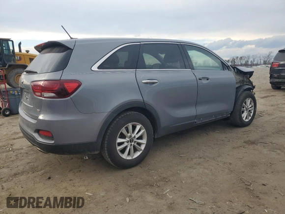 2020 Kia Sorento L with VIN 5XYPG4A33LG628174, listed as a Copart auction lot 47165105 with 73,402 mi miles and Salvage Title. Bid and sale history available at carsss.com. Image 3.