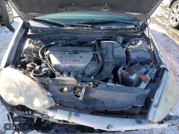 2002 Acura RSX Type S with VIN JH4DC53022C001359, listed as a Copart auction lot 46293935 with 294,429 mi miles and Salvage Title. Bid and sale history available at carsss.com. Image 13.