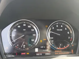 2019 BMW X1 xDrive28i with VIN WBXHT3C59K5L36435, listed as a Copart auction lot 60189985 with 105,110 mi miles and Salvage title. Bid and sale history available at DreamBid. Image 9.
