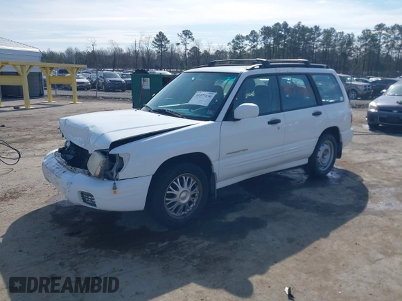 2001 Subaru Forester S w/Premium Pkg with VIN JF1SF65621H759426, listed as a IAAI auction lot 41577130 with 192,910 mi miles. Bid and sale history available at carsss.com. Image 2.