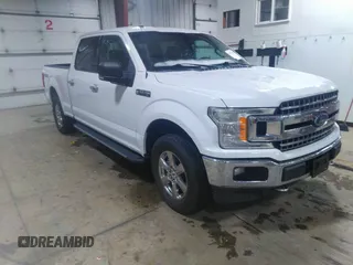 2018 Ford F-150 XL with VIN 1FTFW1EG9JFD55221, listed as a IAAI auction lot 42073862 with 184,281 mi miles and . Bid and sale history available at carsss.com. Image 1.