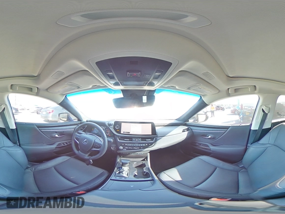 2024 Lexus ES 300h with VIN 58ADA1C1XRU054067, listed as a Copart auction lot 56559045 with 9,707 mi miles and Salvage title. Bid and sale history available at DreamBid. Image 14.