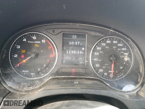 2016 Audi A3 1.8T Premium with VIN WAUA7GFF0G1061225, listed as a Copart auction lot 87909455 with 108,656 mi miles and Salvage Title. Bid and sale history available at carsss.com. Image 9.