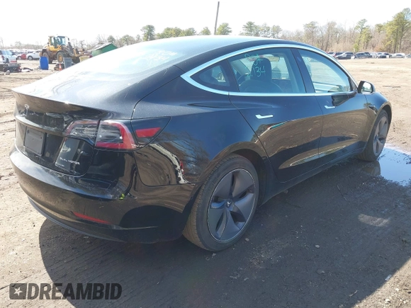 2020 Tesla Model 3 Long Range with VIN 5YJ3E1EB6LF600266, listed as a IAAI auction lot 41819374 with 28,406 mi miles. Bid and sale history available at carsss.com. Image 4.