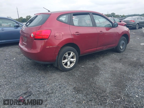 2009 Nissan Rogue SL with VIN JN8AS58T29W044557, listed as a IAAI auction lot 40450040 with 184,519 mi miles and . Bid and sale history available at DreamBid. Image 4.