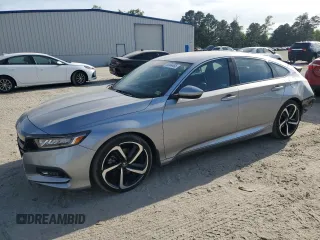 2019 Honda Accord Sport with VIN 1HGCV1F34KA007067, listed as a Copart auction lot 53864485 with 158,644 mi miles and Salvage Title. Bid and sale history available at DreamBid. Image 1.