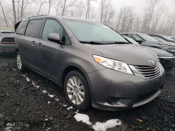 2016 Toyota Sienna LE with VIN 5TDJK3DC6GS135317, listed as a Copart auction lot 87875305 with 213,770 mi miles and Salvage Title. Bid and sale history available at carsss.com. Image 4.