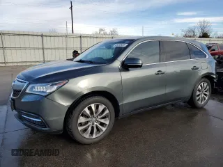 2015 Acura MDX Tech Pkg with VIN 5FRYD3H48FB006816, listed as a Copart auction lot 48035935 with 104,315 mi miles and Salvage Title. Bid and sale history available at carsss.com. Image 1.